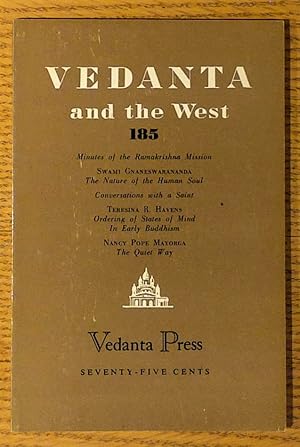 Vadanta and the West # 185