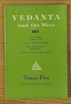 Vedanta and the West # 187