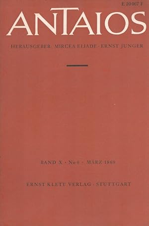 Seller image for Antaios: Zeitschrift fr eine freie Welt Band X Heft 6 Mrz 1969 for sale by Versandantiquariat Nussbaum