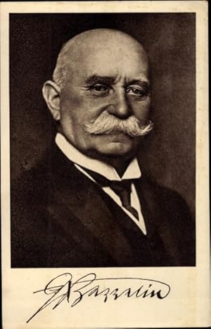 Ansichtskarte / Postkarte Ferdinand Graf von Zeppelin, Portrait, Reichsausschuss Zeppelin Eckener...