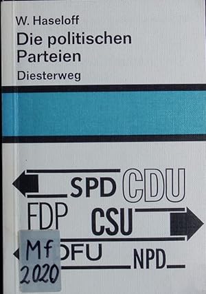 Bild des Verkufers fr Die politischen Parteien in der Bundesrepublik Deutschland. zum Verkauf von Antiquariat Bookfarm