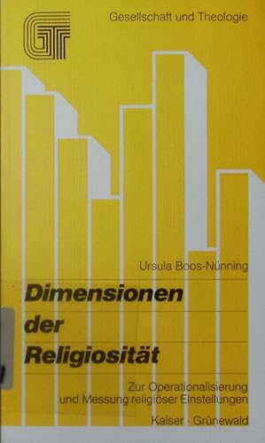 Seller image for Dimensionen der Religiositt. Zur Operationalisierung und Messung religiser Einstellungen. for sale by Antiquariat Bookfarm