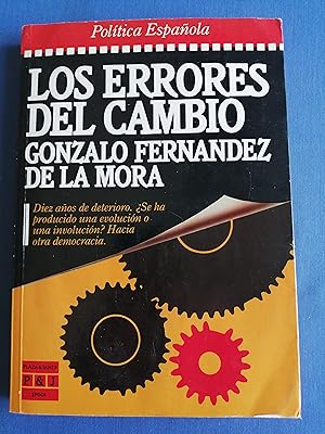 Imagen del vendedor de Los errores del cambio a la venta por Perolibros S.L.