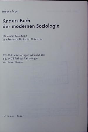 Knaurs Buch der modernen Soziologie.