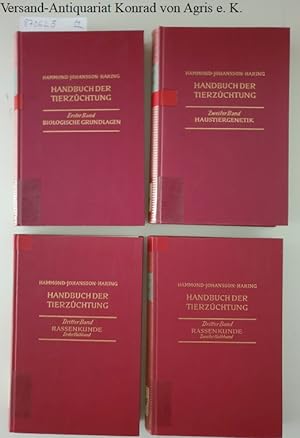 Seller image for Handbuch der Tierzchtung. In drei Bnden (4 Bcher) for sale by Versand-Antiquariat Konrad von Agris e.K.