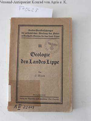 Geologie des Landes Lippe Sonder-Veröffentlichung der geschichtlichen Abteilung des Naturwissensc...