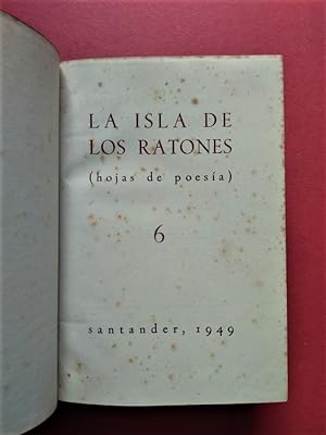 Immagine del venditore per LA ISLA DE LOS RATONES (Hojas de Poesa). Director Manuel Arce. Nmeros 6, 7, 8, 9, 10, 11, 12, 13, 14, 16-17, 18. venduto da Carmichael Alonso Libros
