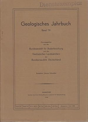 Seller image for Geologisches Jahrbuch. Band 79. Herausgegeben von den Geologischen Landesanstalten der Bundesrepublik Deutschland. for sale by Bcher bei den 7 Bergen