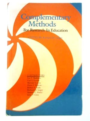 Immagine del venditore per Complementary Methods for Research in Education venduto da World of Rare Books