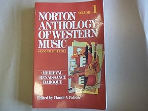 Imagen del vendedor de Norton Anthology of Western Music. Volume one. Medieval. Renaissance. Baroque. SECOND EDITION. a la venta por Carmarthenshire Rare Books