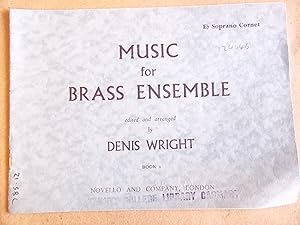 Music for Brass Ensemble. Eb Soprano Cornet. BOOK 1.