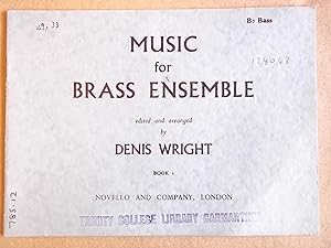Music for Brass Ensemble. Bb Bass. BOOK 1.
