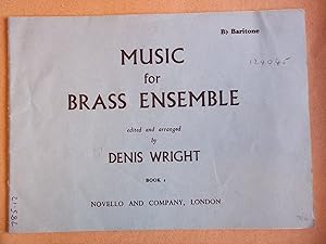 Music for Brass Ensemble. Bb Baritone. BOOK 1.