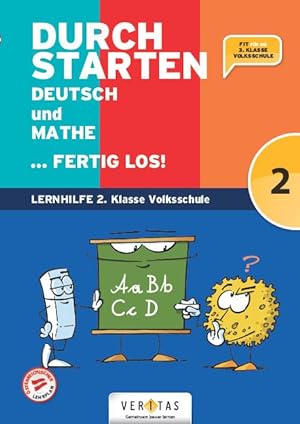 Bild des Verkufers fr Durchstarten Volksschule 2. Klasse - Deutsch und Mathe . fertig los! - bungsbuch zum Verkauf von moluna