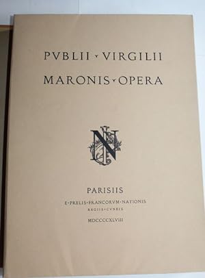 Publii Virgilii Maronis Opera.