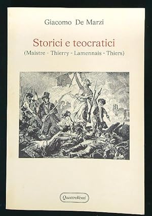 Bild des Verkufers fr Storici e teocratici zum Verkauf von Librodifaccia