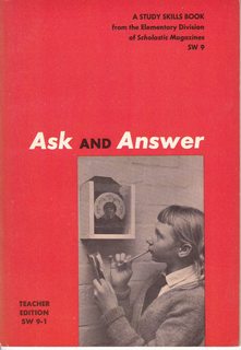 Ask and Answer- Teacher Edition (A Study Skills Book SW 9-1)
