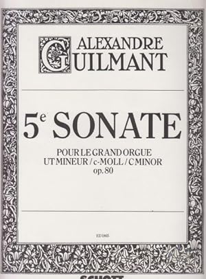 Organ Sonata No.5 in c minor, Op.80