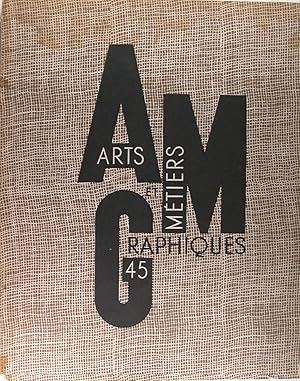 Seller image for Arts et mtiers graphiques - N35 for sale by Philippe Lucas Livres Anciens