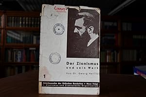 Bild des Verkufers fr Der Zionismus und sein Werk. Schriftenreihe der Jdischen Rundschau, Neue Folge, I. Zionismus und Zionistische Organisation. zum Verkauf von Gppinger Antiquariat