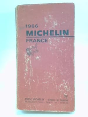 Bild des Verkufers fr 1966 Michelin France zum Verkauf von World of Rare Books