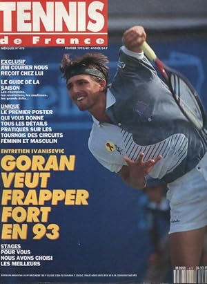 Tennis de France n?478 : Goran veut frapper fort en 93 - Collectif