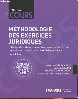 Immagine del venditore per Mthodologie des exercices juridiques- 5 exercices, 3 disciplines venduto da Le-Livre