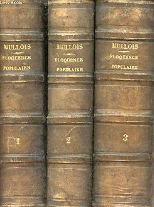 Seller image for Cours d'loquence sacre populaire ou essai sur la manire de parler au peuple - 3 volumes - premire partie  la sixime partie . for sale by Le-Livre