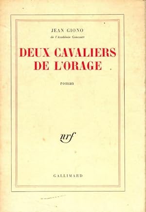Seller image for Deux cavaliers de l'orage - Jean Giono for sale by Book Hmisphres