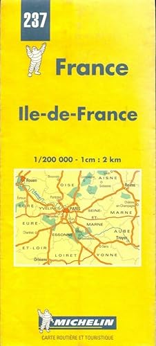 Carte routière : Île-de-france n°237 - Cartes Regional Michelin