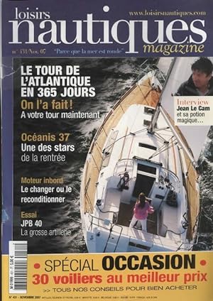 Loisirs nautiques n°431 : Le tour de l'Atlantique en 365 jours - Collectif