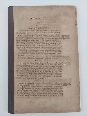 APPENDIX TO "ACTS PASSED AT THE FIRST SESSION OF THE NINETEENTH CONGRESS OF THE UNITED STATES"