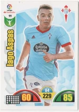 Bild des Verkufers fr Cromo E00656: Album 2-Trading Car Game 2017-18, Iago Aspas: R.C. Celta de Vigo. Delantero zum Verkauf von EL BOLETIN