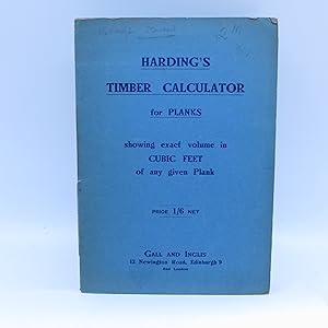 Harding's Timber Calculator for Planks