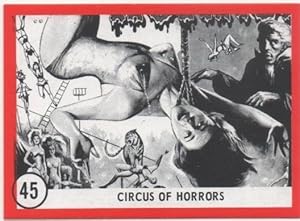 Seller image for Cromo E01121: Album 3-Famous Monsters Series, Card n 45. Circus of Horrors for sale by EL BOLETIN