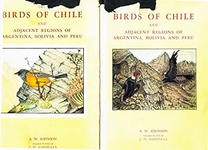 Immagine del venditore per THE BIRDS OF CHILE AND ADJACENT REGIONS OF ARGENTINA, BOLIVIA AND PERU 2 VOL. SET venduto da Z-A LLC