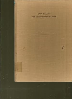Immagine del venditore per Entwicklung der Schizophrenielehre seit 1941. venduto da Ant. Abrechnungs- und Forstservice ISHGW
