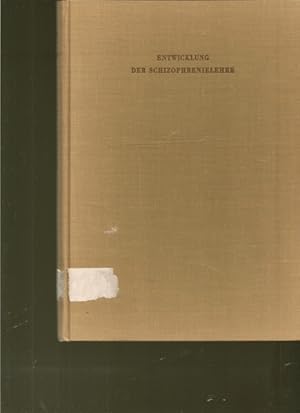 Immagine del venditore per Entwicklung der Schizophrenielehre seit 1941. venduto da Ant. Abrechnungs- und Forstservice ISHGW