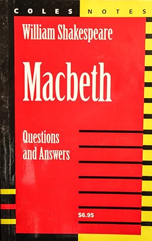 Immagine del venditore per Coles Notes William Shakespeare Macbeth - Questions and Answers venduto da Mad Hatter Bookstore