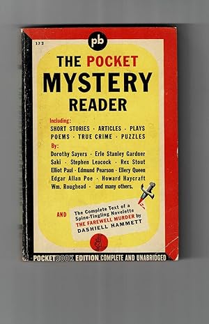 Seller image for THE POCKET MYSTERY READER. [Includes the complete novelette "THE FAREWELL MURDER" by DASHIELL HAMMETT, which was subsequently adapted for the screen as "Another Thin Man"]. for sale by Blue Mountain Books & Manuscripts, Ltd.