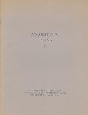 Bild des Verkufers fr ACQUISITIONS 1975-1977 zum Verkauf von Andrew Cahan: Bookseller, Ltd., ABAA