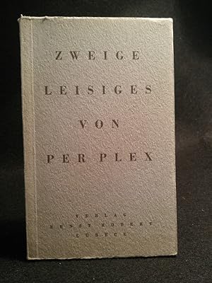 Seller image for Zweige Leisiges for sale by ANTIQUARIAT Franke BRUDDENBOOKS