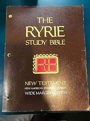 Immagine del venditore per The Ryrie Study Bible New Testament New American Standard Version Wide Margin Edition venduto da Regent College Bookstore