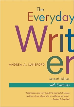 Bild des Verkufers fr Everyday Writer With Exercises zum Verkauf von GreatBookPricesUK