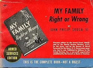 Bild des Verkufers fr My Family Right or Wrong zum Verkauf von Book 'Em