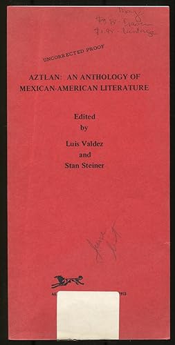 Immagine del venditore per Aztlan: An Anthology of Mexican American Literature venduto da Between the Covers-Rare Books, Inc. ABAA