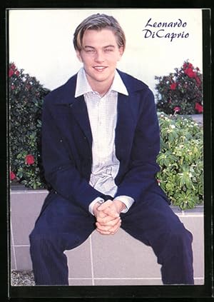 Seller image for Ansichtskarte Schauspieler Leonardo DiCaprio lchelt freundlich for sale by Bartko-Reher