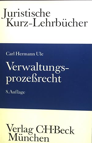 Seller image for Verwaltungsprozessrecht : Ein Studienbuch. for sale by books4less (Versandantiquariat Petra Gros GmbH & Co. KG)