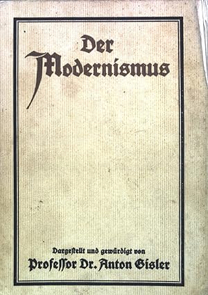 Seller image for Der Modernismus. for sale by books4less (Versandantiquariat Petra Gros GmbH & Co. KG)