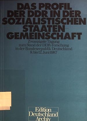 Seller image for Das Profil der DDR in der sozialistischen Staaten-Gemeinschaft. for sale by books4less (Versandantiquariat Petra Gros GmbH & Co. KG)
